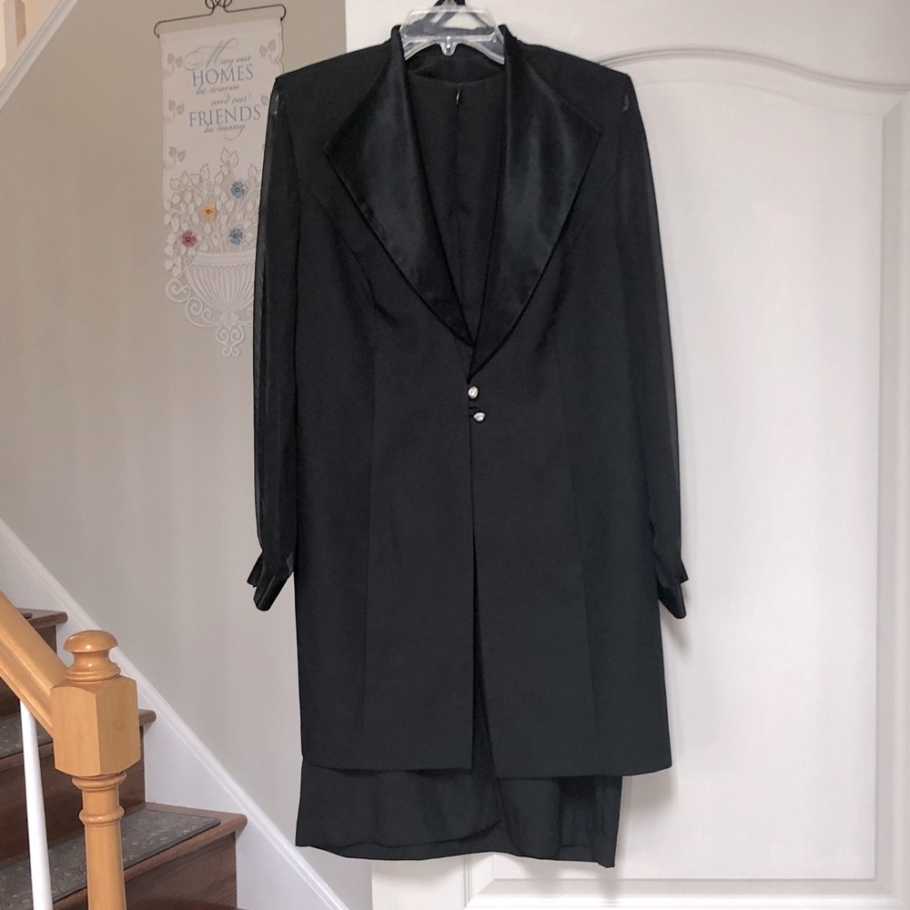 Basic Black Dress with Matching Jacket